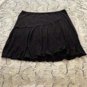 Wrapper black skirt